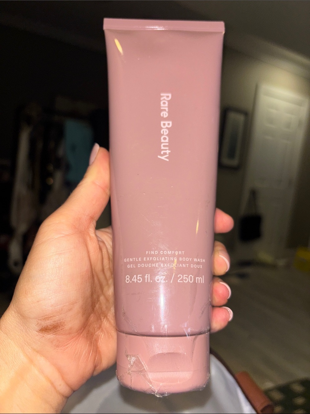 Rare Beauty Gentle Exfoliating Body Wash - Dusky Rose Heavenly Scent 8.45 Fl oz
